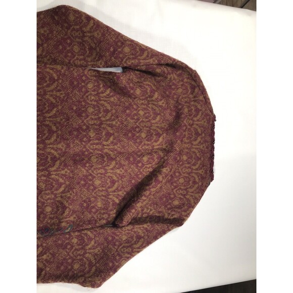 Express Tricot Vintage Ramie Wool Blend Sweater Embroidered Artsy Tassels Sz XS - Picture 7 of 8